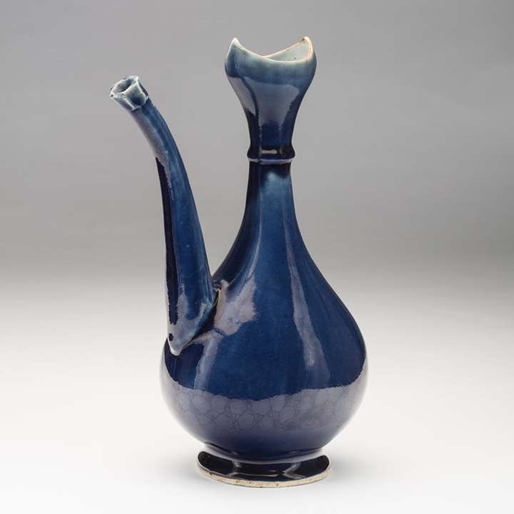 A Blue Porcelain Ewer Made for the Islamic Market